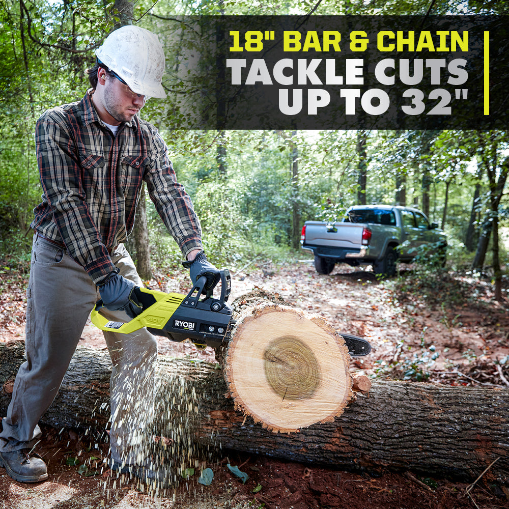 40V HP BRUSHLESS 18" CHAINSAW KIT Image 4