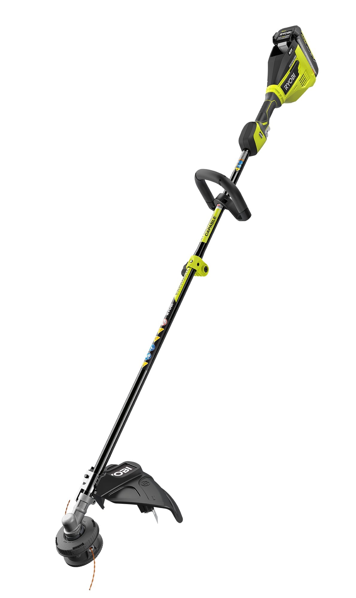 40V Brushless STRING TRIMMER & BLOWER Kit Image 3