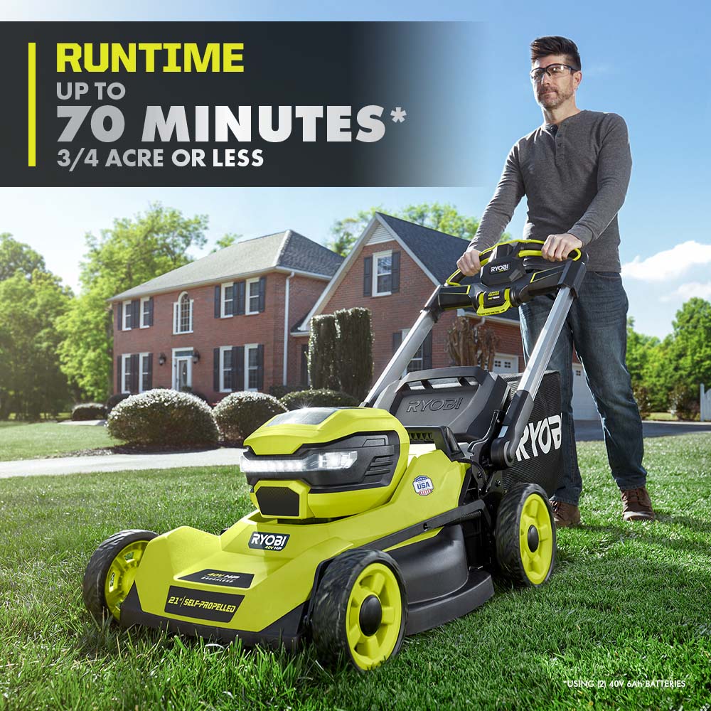 40V HP BRUSHLESS 21" SELF-PROPELLED MOWER Image 5