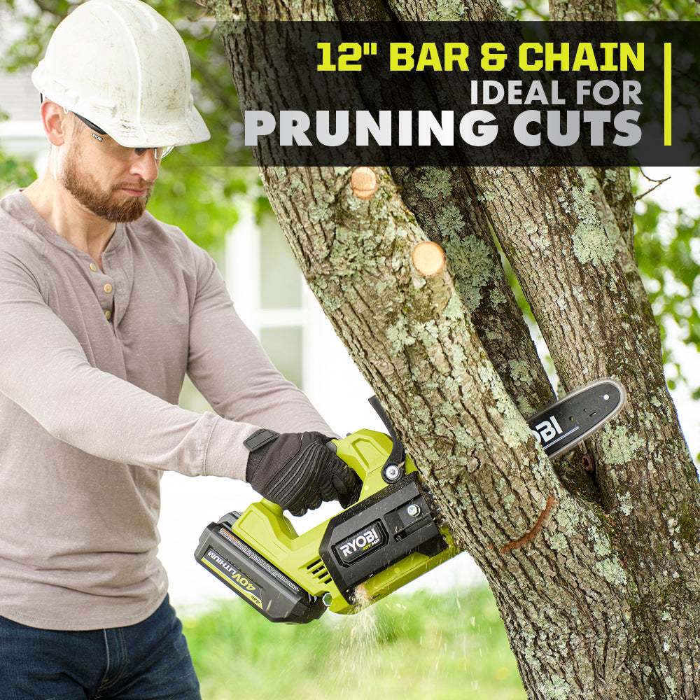 40V HP BRUSHLESS 12" TOP HANDLE CHAINSAW Image 4