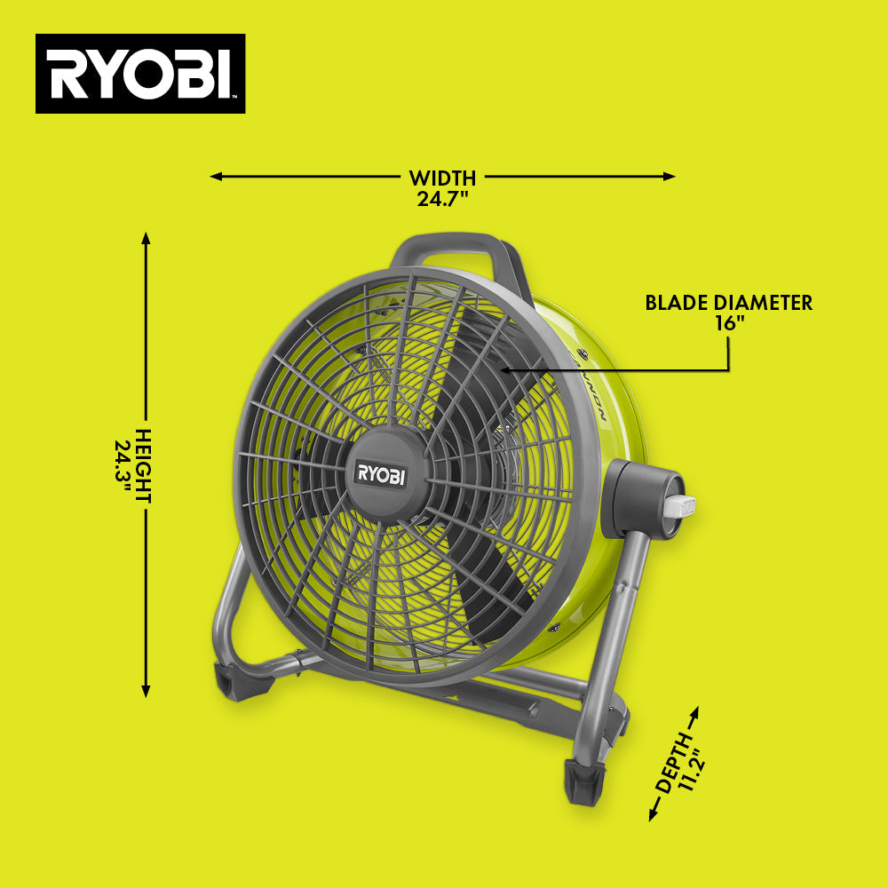 ONE+ 18V Hybrid 18" Air Cannon Drum Fan Image 2