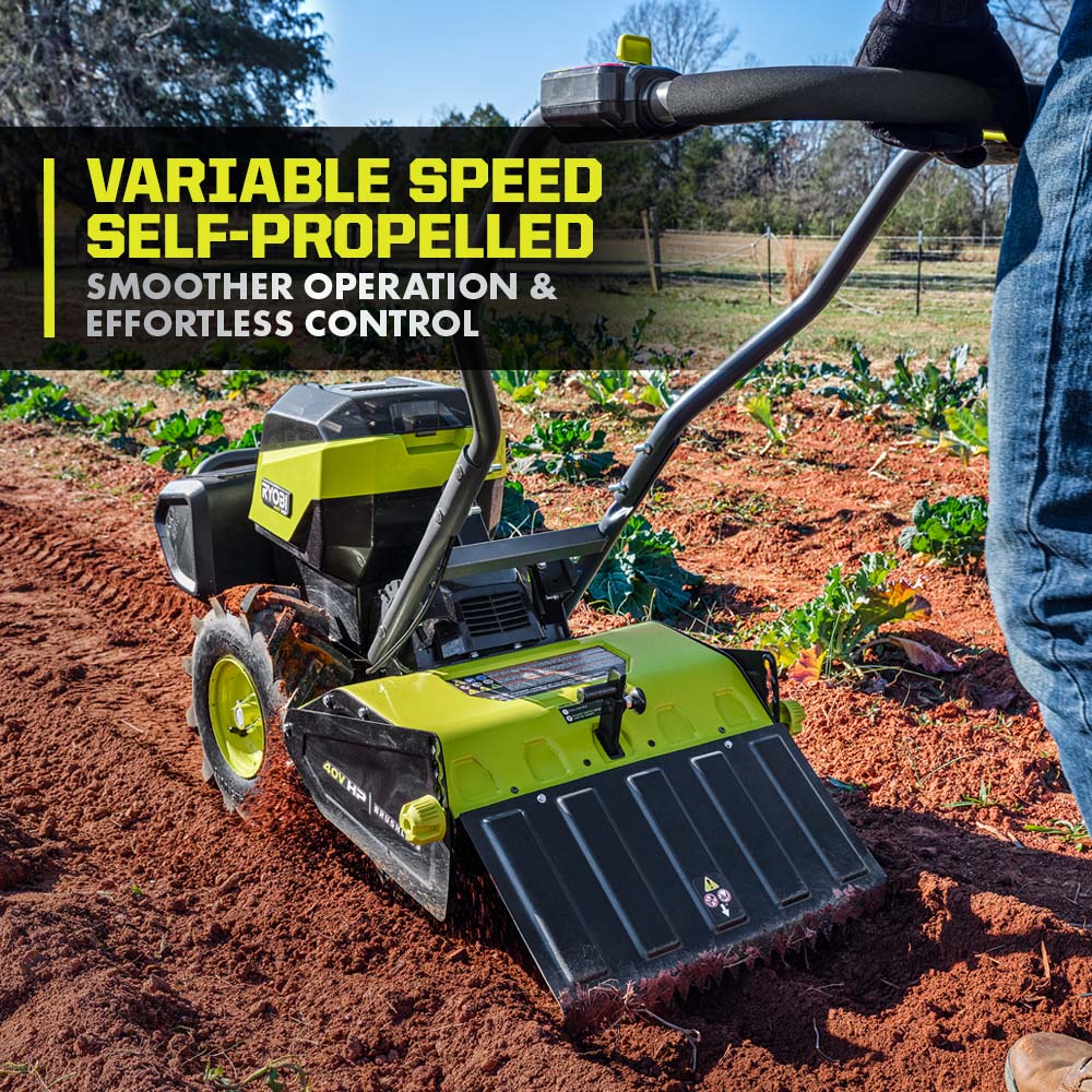 40V HP BRUSHLESS 18" REAR TINE TILLER Image 8
