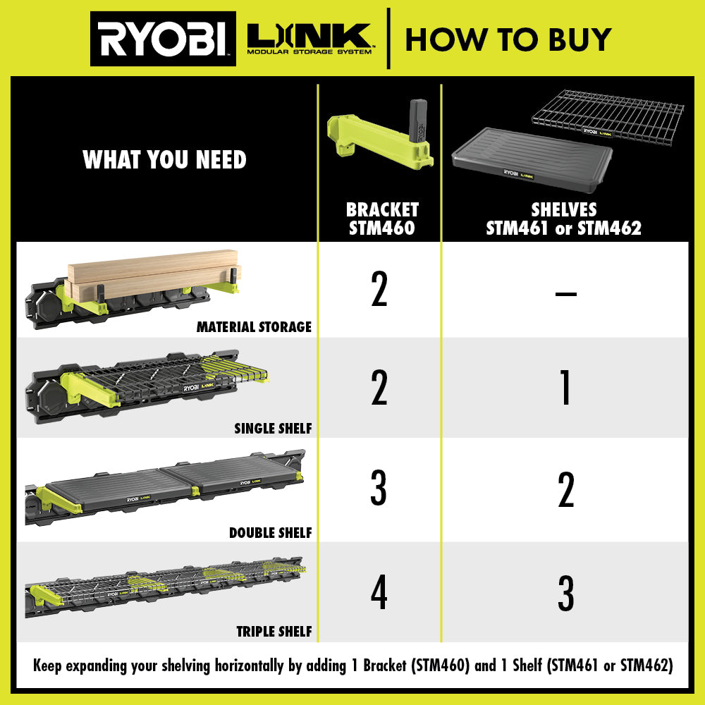 LINK 2-IN-1 SHELVING BRACKET Image 6