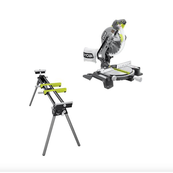10" Compound Miter Saw with LED with Stand