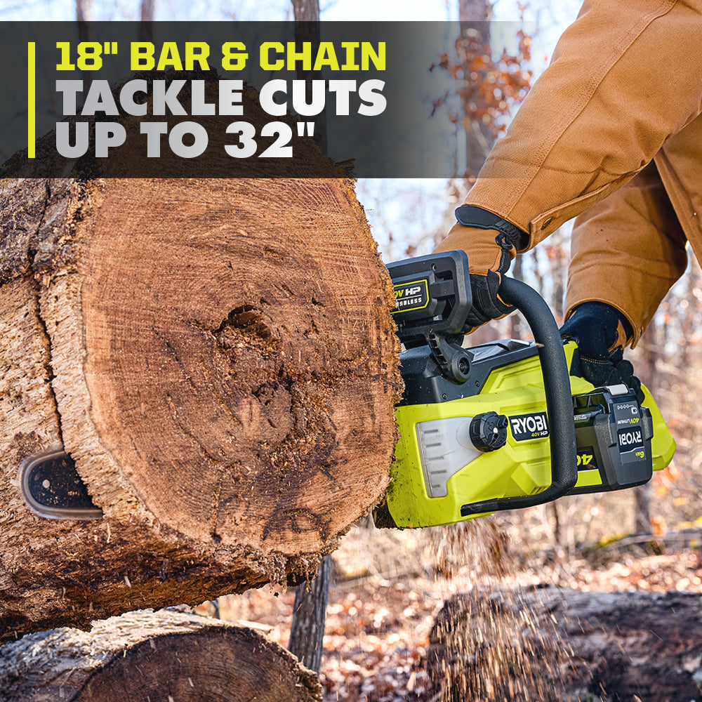 40V HP BRUSHLESS 18" CHAINSAW KIT Image 6