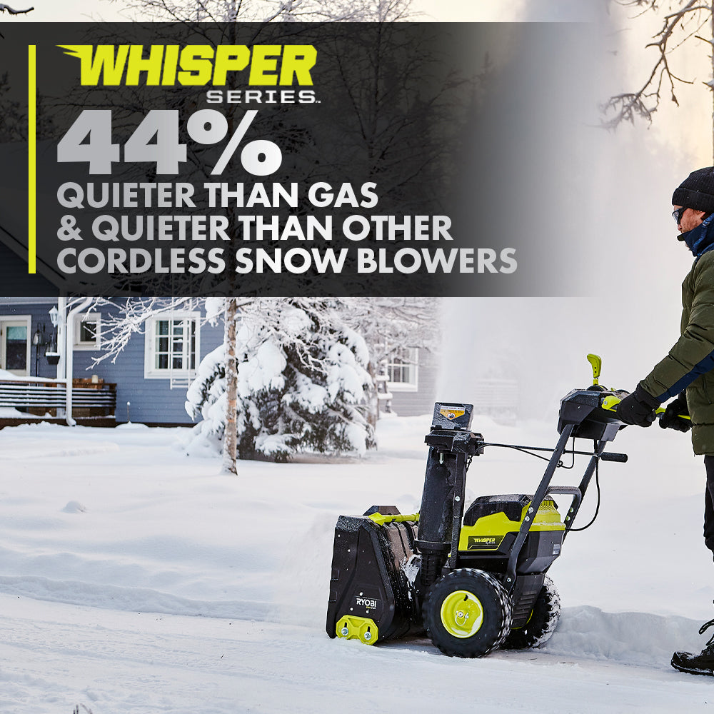 40V HP BRUSHLESS WHISPER SERIES 22" TWO-STAGE SNOW BLOWER KIT Image 5