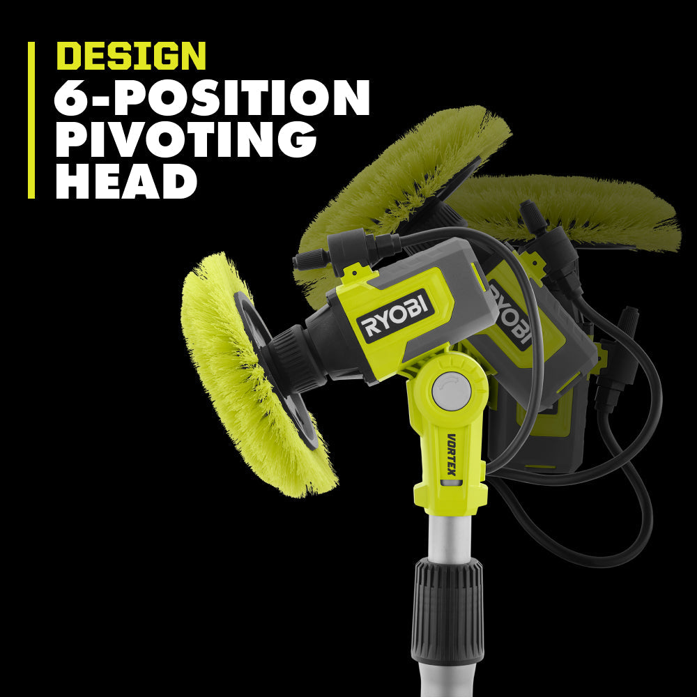 18V ONE+ VORTEX Soap Dispensing Telescoping Scrubber