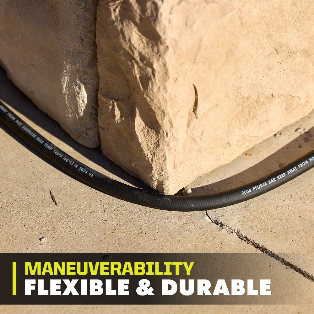 50' High Pressure Flexible Hose