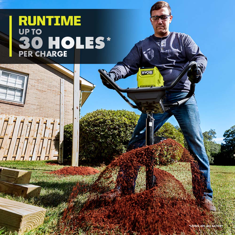40V HP BRUSHLESS 8" EARTH AUGER KIT Image 5