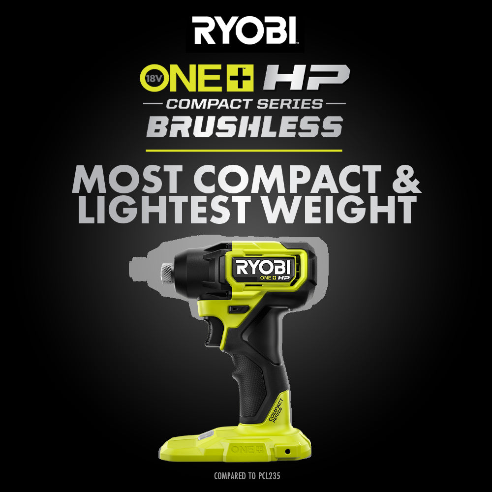 18V ONE+ HP COMPACT BRUSHLESS 1/4" HEX IMPACT DRIVER KIT Image 4