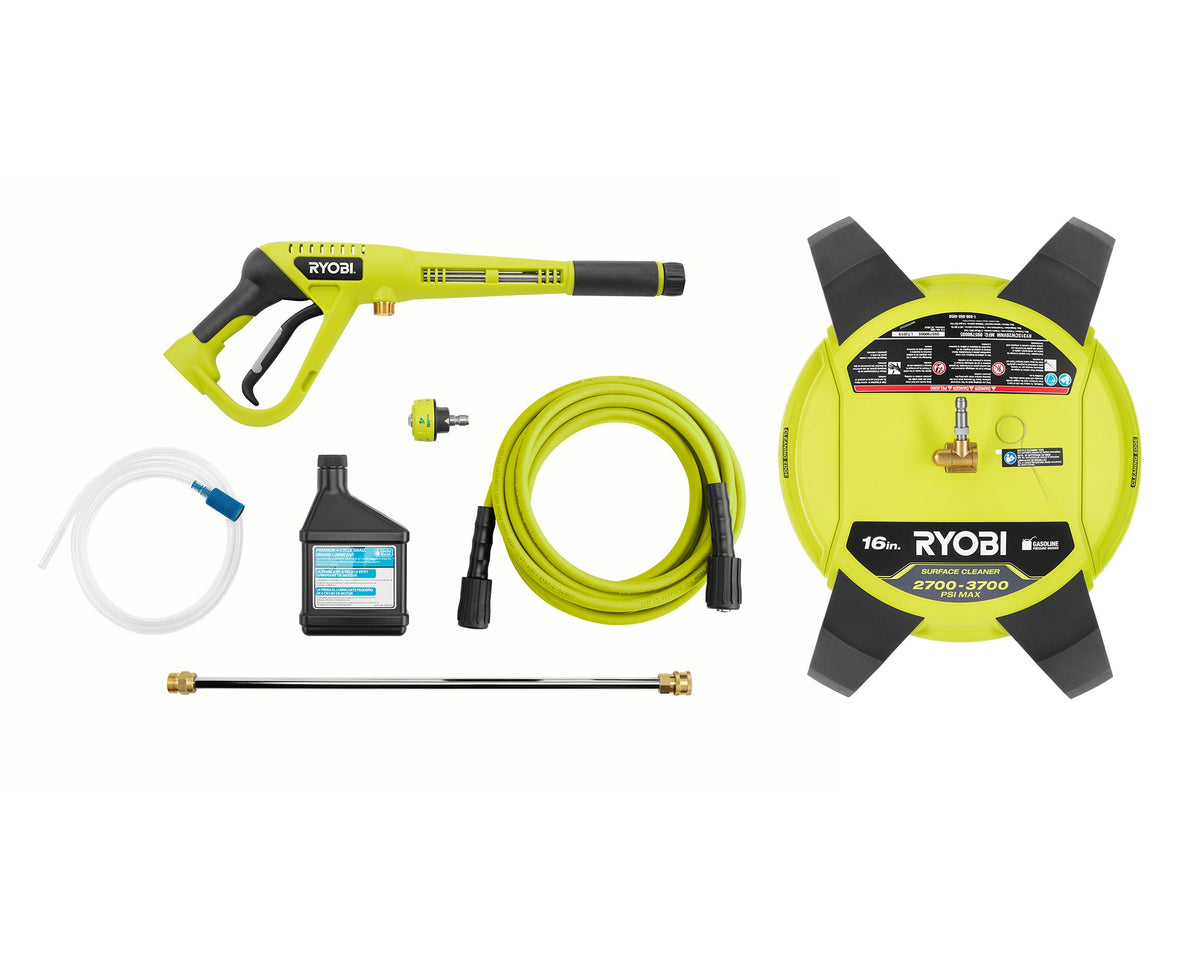 3400 PSI HONDA GC190 GAS PRESSURE WASHER With 16" Surface Cleaner Image 5
