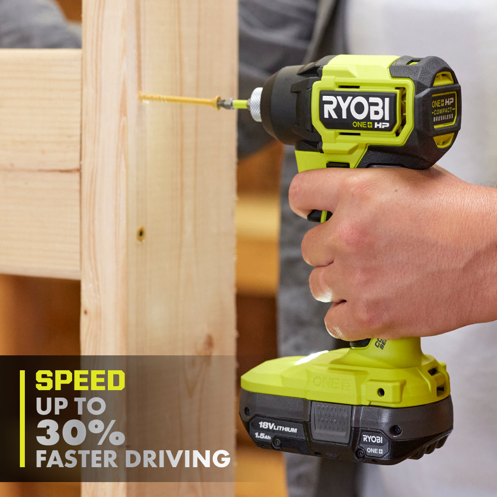 18V ONE+ HP COMPACT BRUSHLESS 1/4" HEX IMPACT DRIVER KIT Image 7