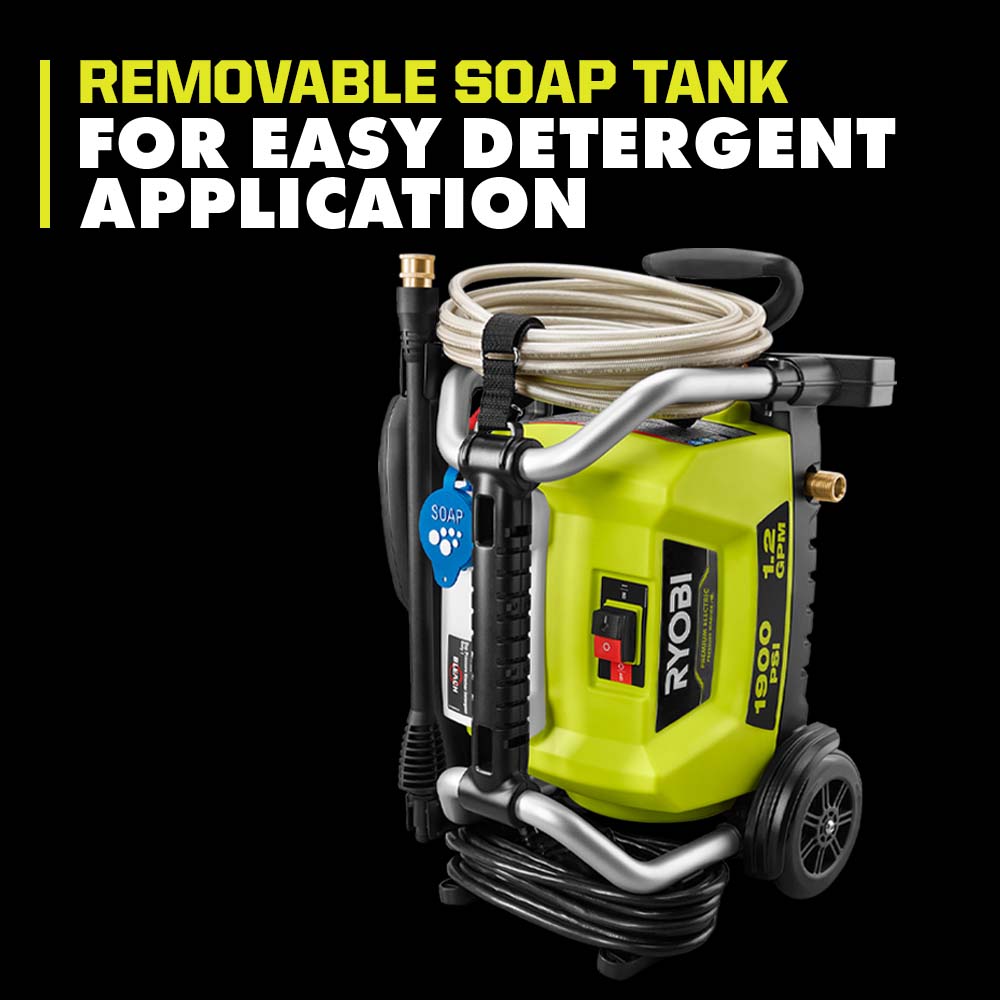 1900 PSI 1.2 GPM Electric Pressure Washer Image 8