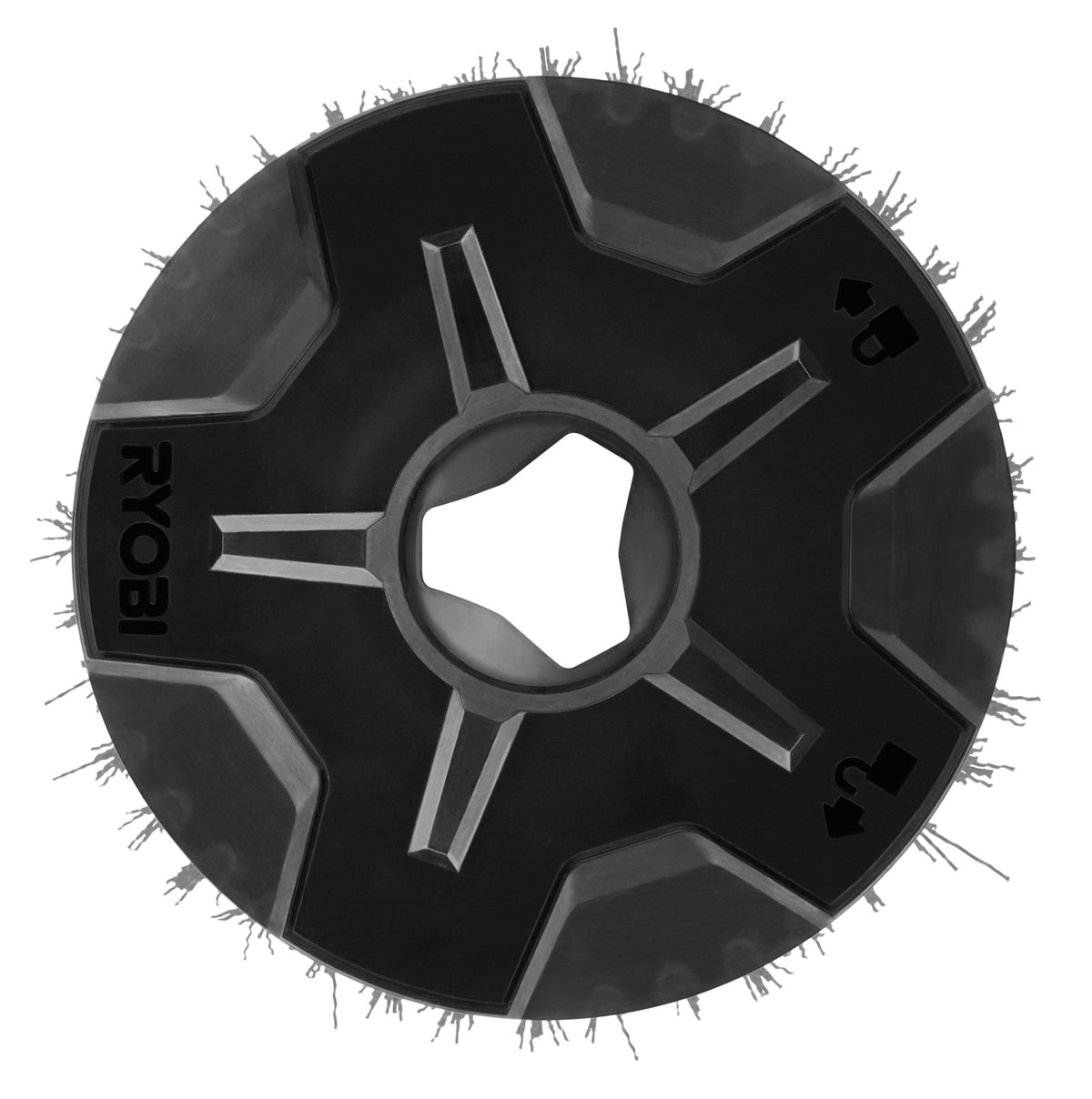6" Hard Bristle Brush Image 3