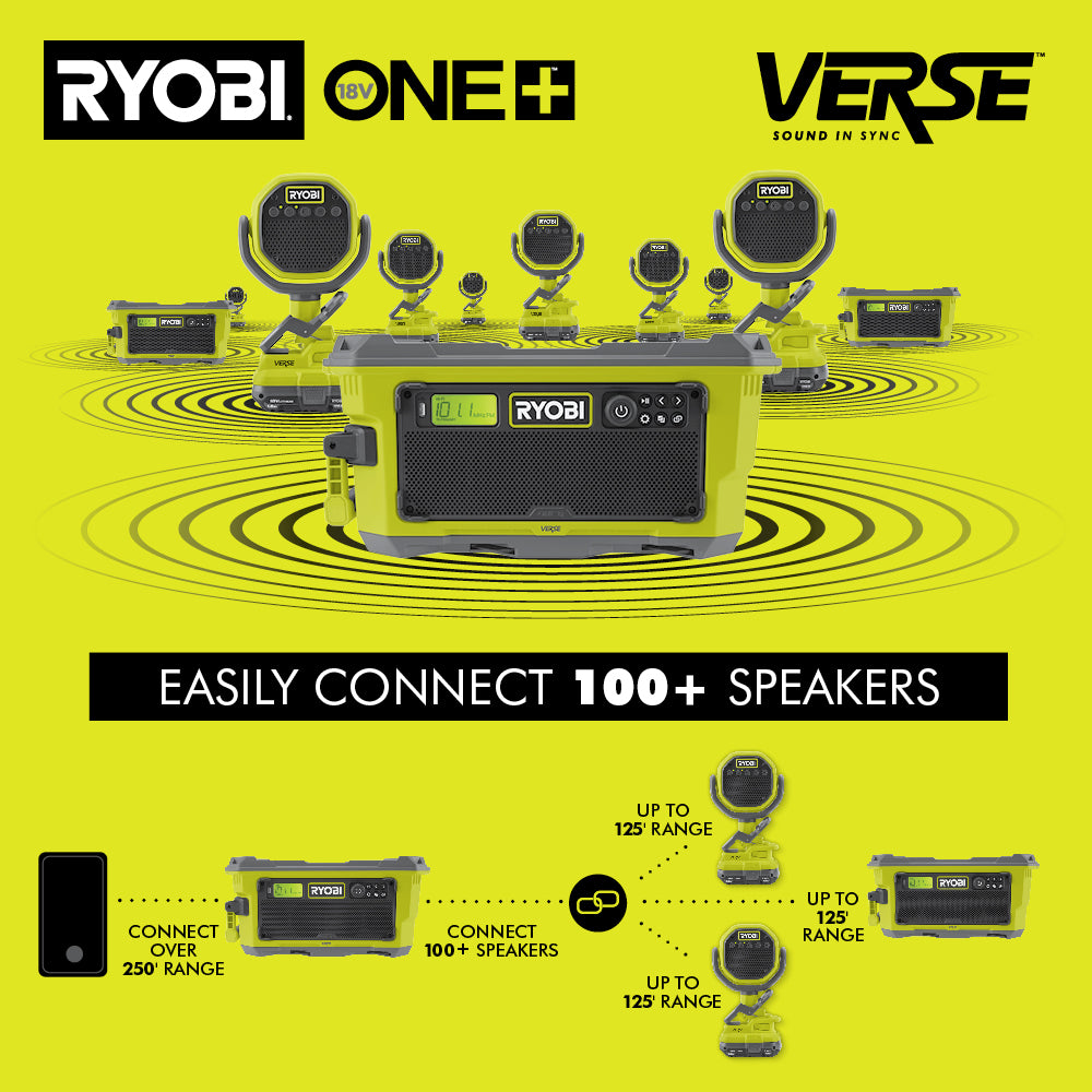 18V ONE+ HYBRID VERSE™ LINK™ BLUETOOTH® STEREO Image 8