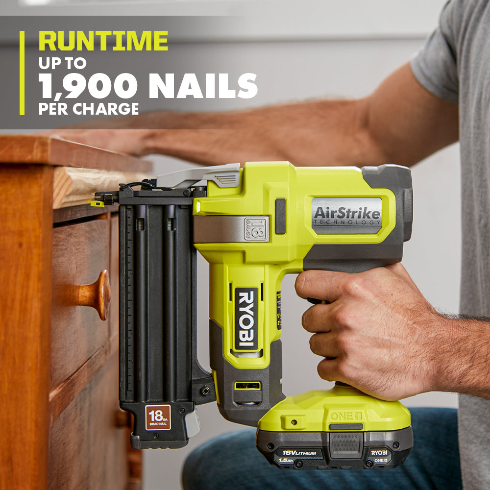 18V ONE+ AIRSTRIKE 18GA BRAD NAILER Image 4