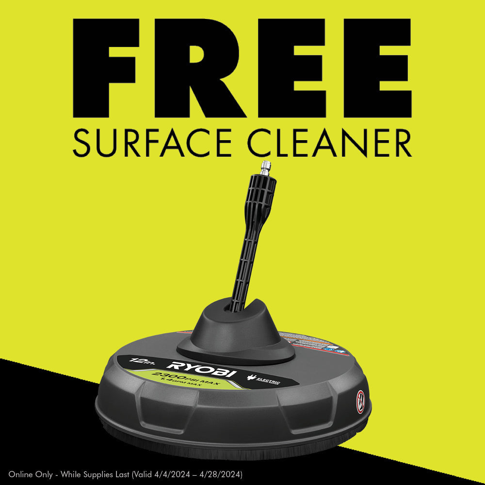2000 PSI ELECTRIC PRESSURE WASHER WITH FREE 12" ELECTRIC PRESSURE WASHER SURFACE CLEANER Image 2