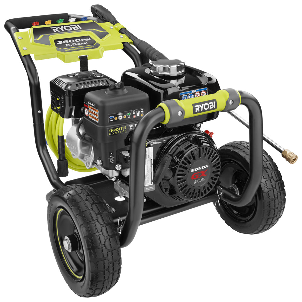 3600 PSI Honda  GX200 Gas Pressure Washer Image 2