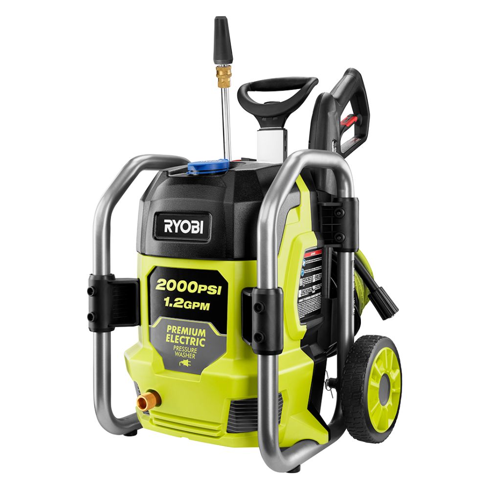 2000 PSI ELECTRIC PRESSURE WASHER WITH FREE 12" ELECTRIC PRESSURE WASHER SURFACE CLEANER image