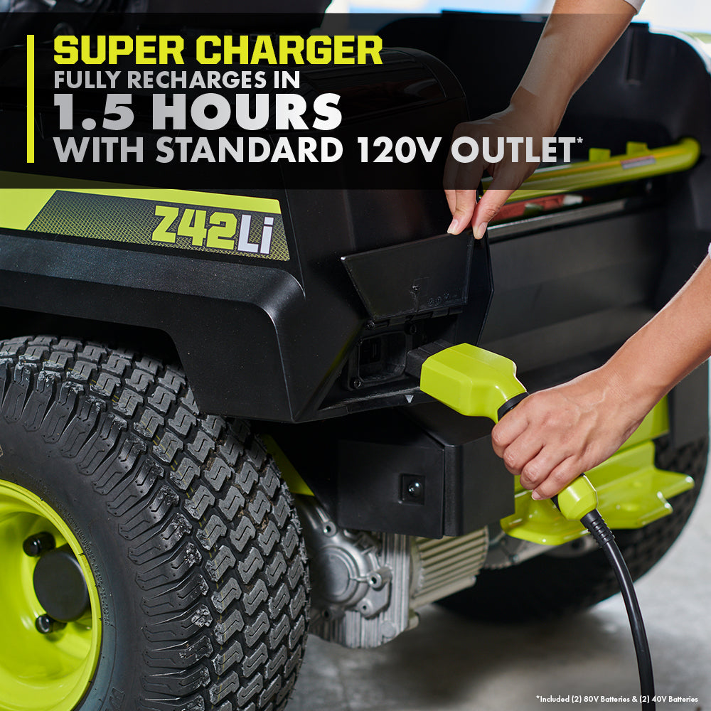 80V HP BRUSHLESS 30" LITHIUM ELECTRIC ZERO TURN RIDING MOWER Image 14