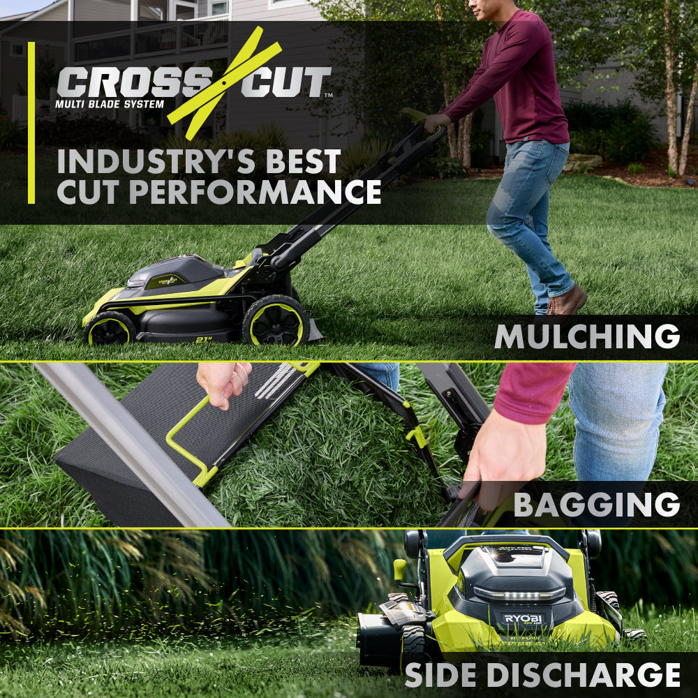 40V HP Brushless 21" Push Multi-Blade Mower Kit