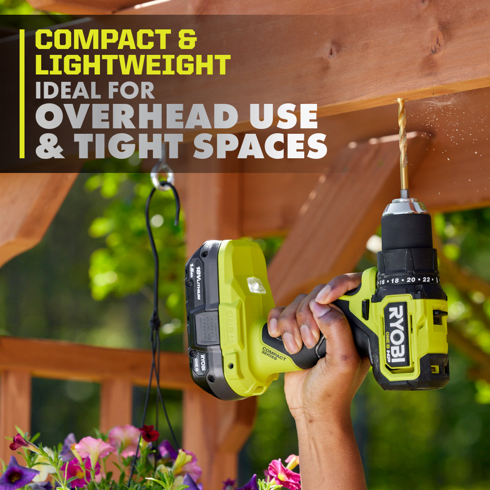 18V ONE+ HP COMPACT BRUSHLESS 1/2" DRILL/DRIVER KIT Image 4