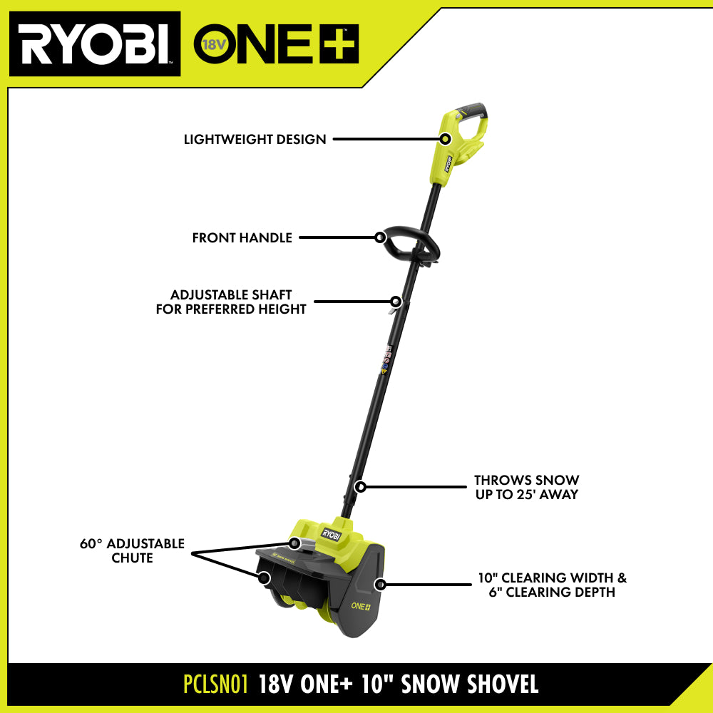 18V ONE+ 10" Snow Shovel Kit