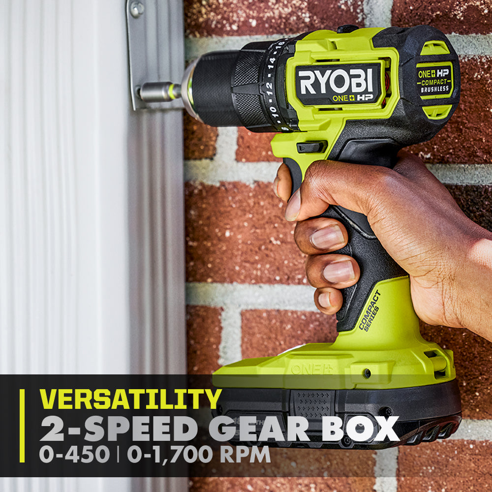 18V ONE+ HP Compact Brushless 1/2" Drill/Driver Kit
