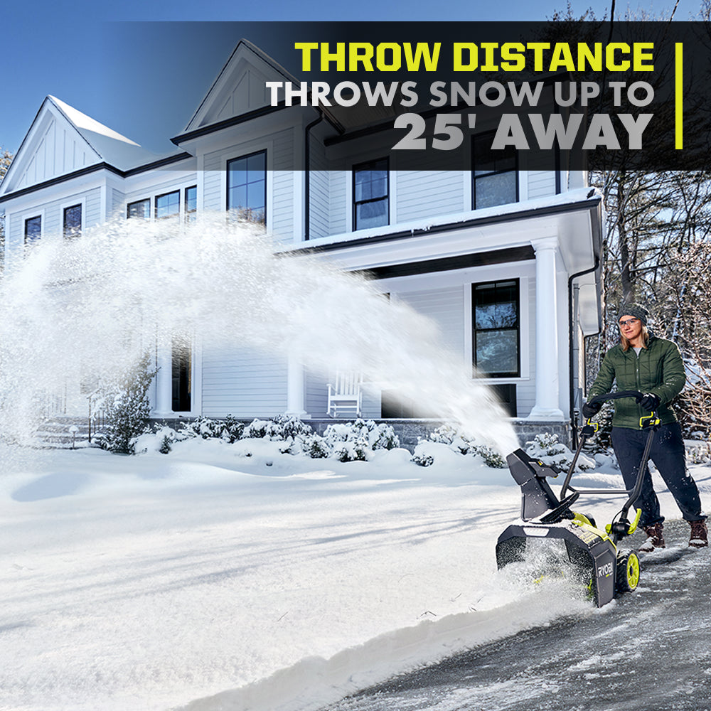 40V HP Brushless 18" Single-Stage Auger-Propelled Snow Blower Kit