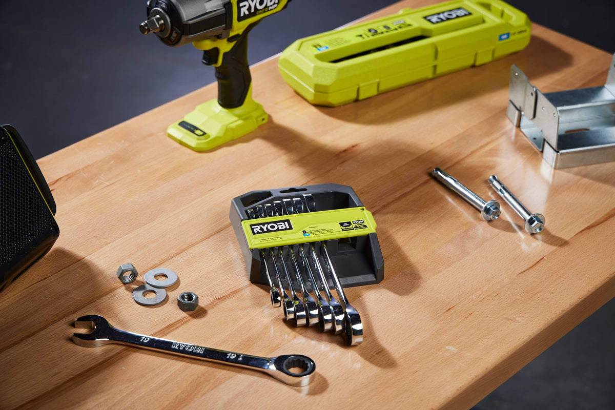 8 PC. Metric Ratcheting Combination Wrench Set  Image 2