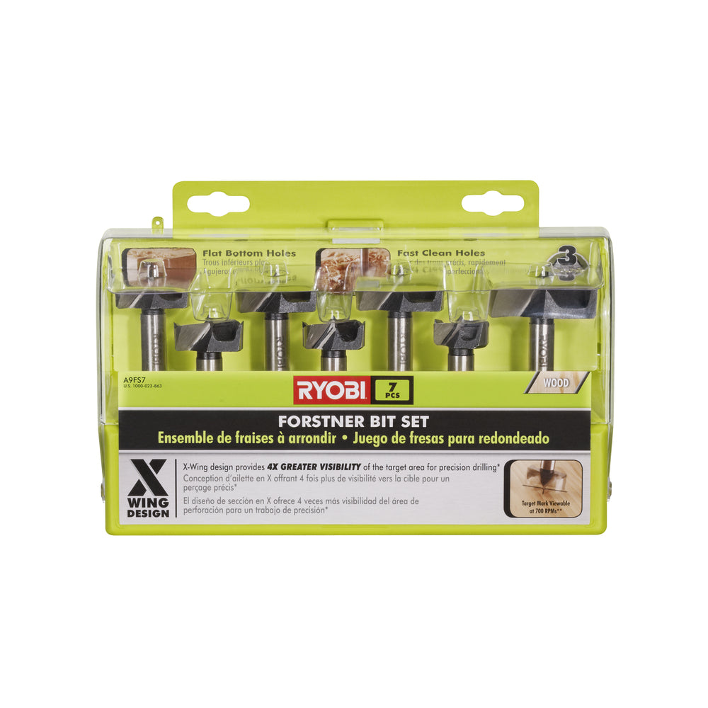 7 PC. Forstner Bit Set Image 2