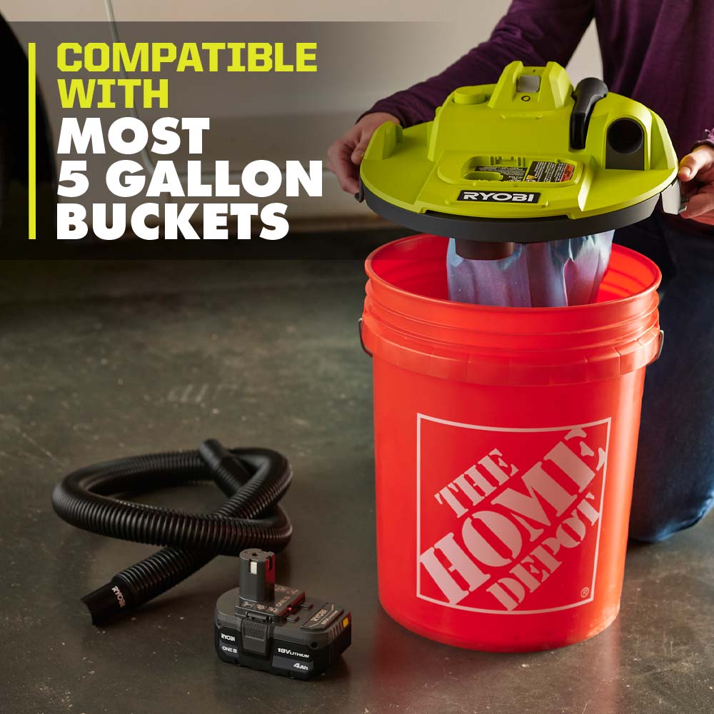 18V ONE+ BUCKET TOP WET/DRY VACUUM  Image 4