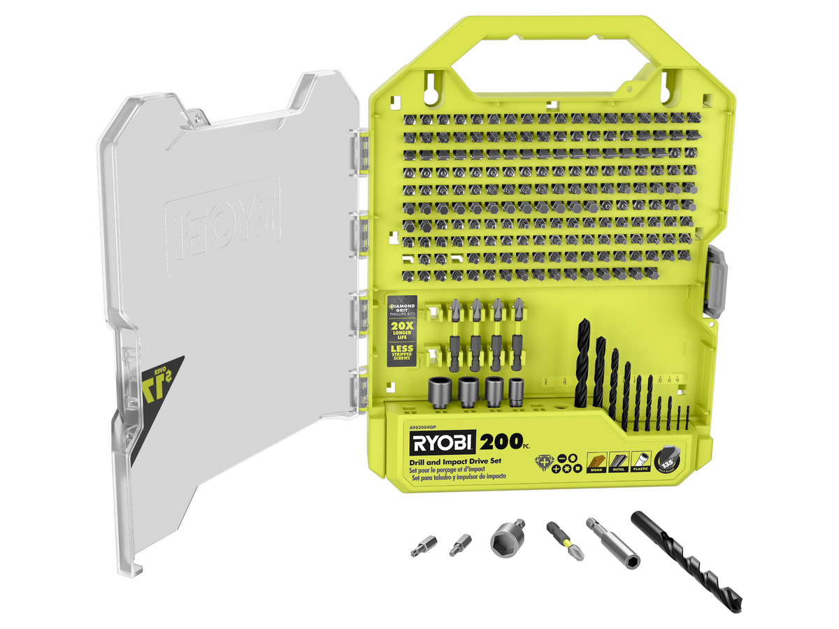 200 PC. Drill and Impact Drive Set Image 8