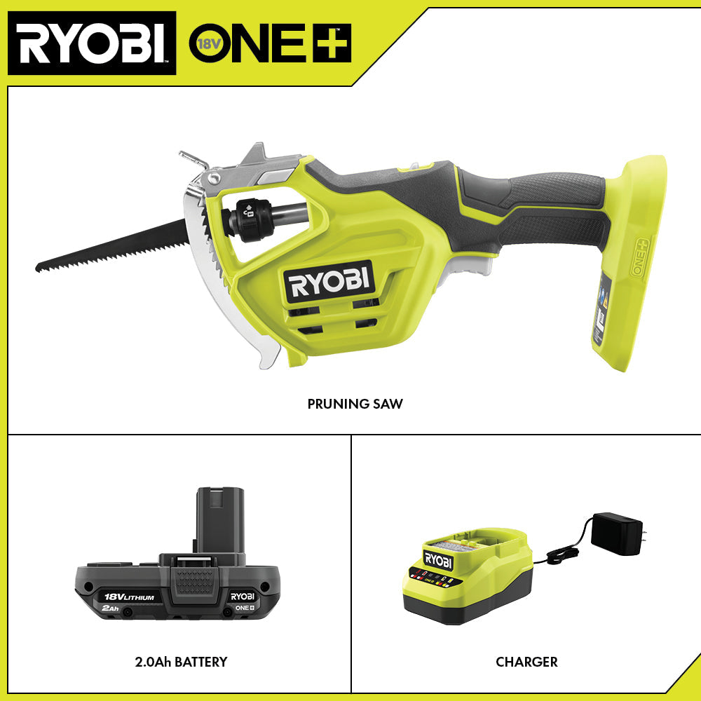18V ONE+ ONE-HANDED PRUNING RECIPROCATING SAW KIT Image 2
