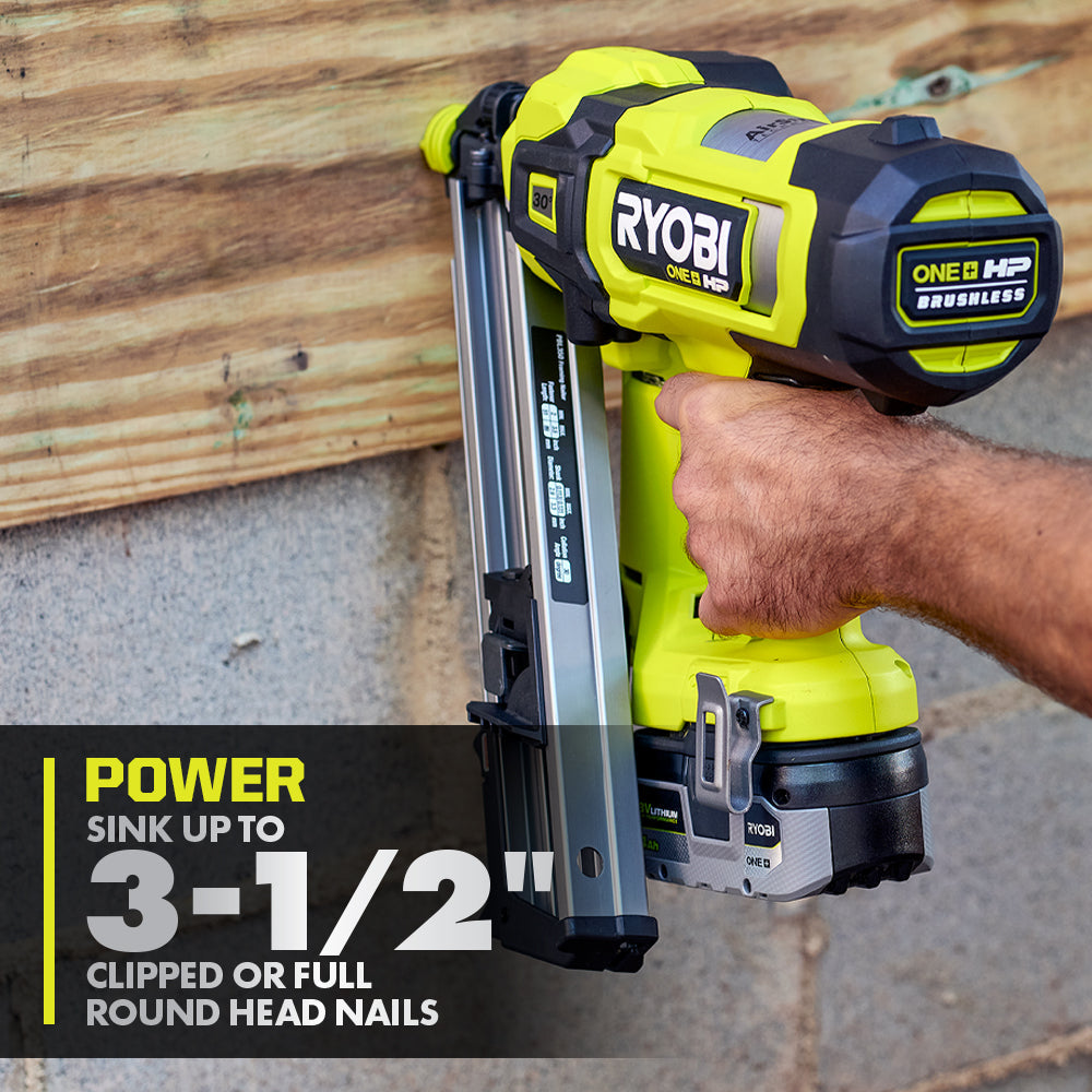 18V ONE+ HP BRUSHLESS AIRSTRIKE 30° FRAMING NAILER Image 5