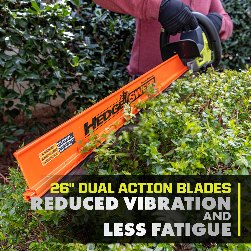 40V HP BRUSHLESS WHISPER SERIES 26" HEDGE TRIMMER KIT Image 9