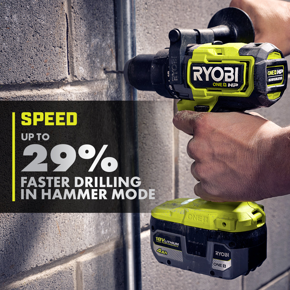 18V ONE+ HP Brushless 1/2" Hammer Drill Image 2