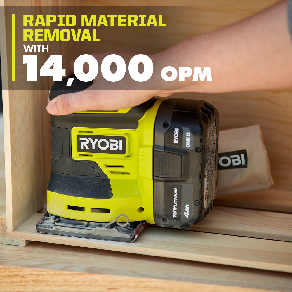 18V ONE+ 1/4 SHEET SANDER KIT Image 4